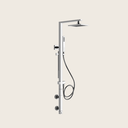 Colonna doccia con miscelatore termostatico soffione doccetta deviatore automatico cromo 23411 gessi cromo