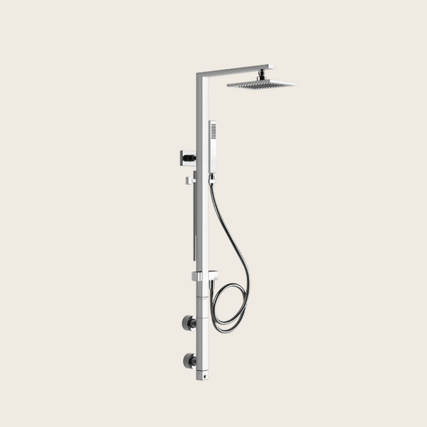 Colonna doccia con miscelatore termostatico soffione doccetta deviatore automatico cromo 23411 gessi cromo