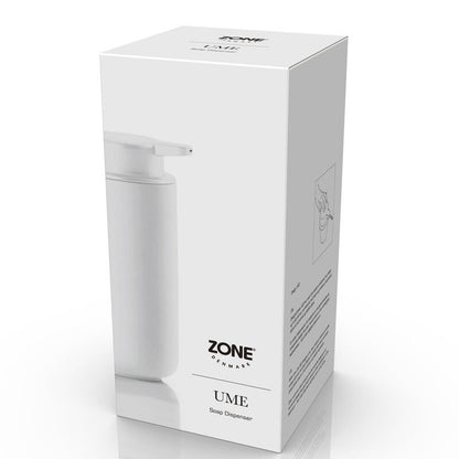 Dispenser sapone in gres e abs soft touch bianco Zone denmark Ume
