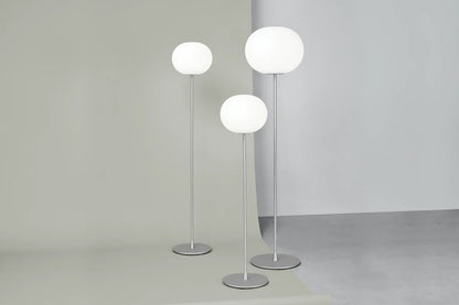 Flos Glo-ball Floor 3 Lampada a pavimento acciaio Argento