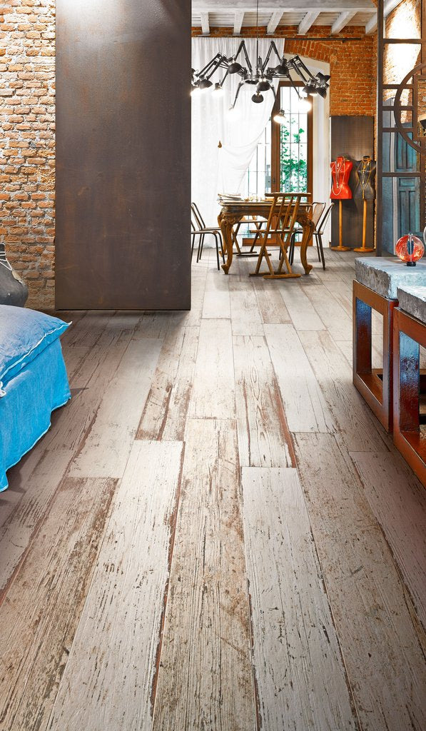 Pavimento rivestimento 30x120 Effetto Legno Invecchiato In Natural Craft in gres porcellanato e ceramica, superficie e...