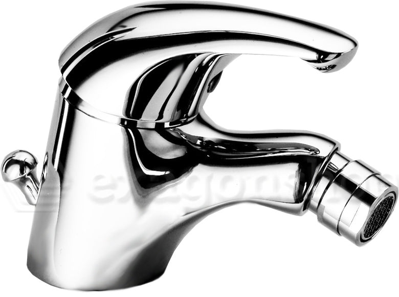 Zucchetti Zs9330 Compact Miscelatore Bidet Monoforo con, vista frontale della maniglia e della bocca di erogazione...