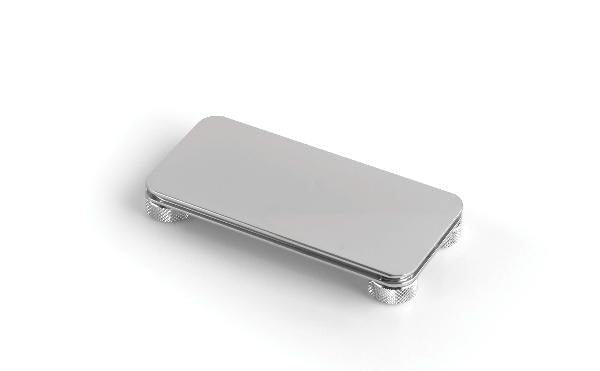 Bertocci Officina 01 Porta Saponetta 12x6 Cm Da Appoggio in cromato montato a parete, vista del design e della finitura