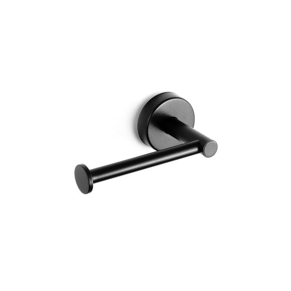 New line p15 portarotolo orizzontale in acciaio inox nero opaco