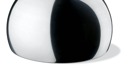 Flos Arco Lampada Led a pavimento 240 cm Base in marmo Cromo, vista posteriore con attacco elettrico