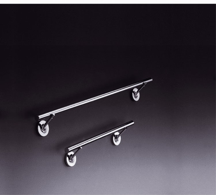 Hansgrohe AXOR Starck Portasciugamani 93 Cm a muro Cromo, dettaglio ravvicinato del materiale e dell'aggancio