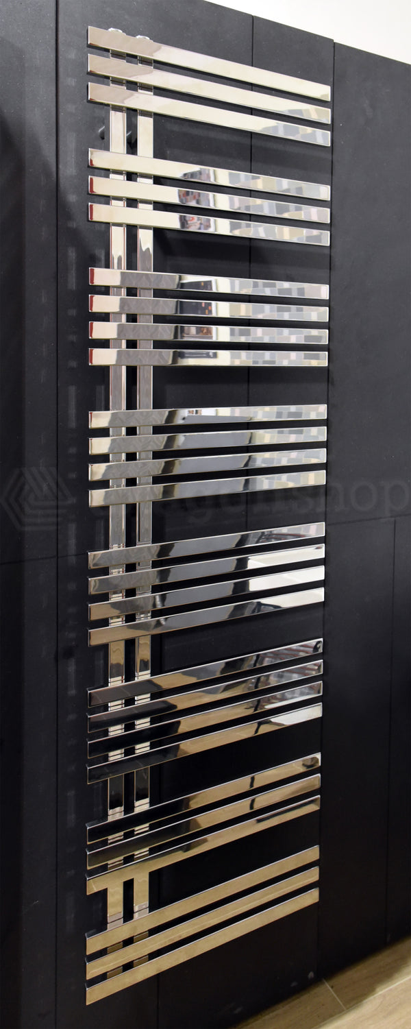 Irsap Blues scaldasalviette 170x50 ad acqua 460W allacciamento standard acciaio lucido da esposizione