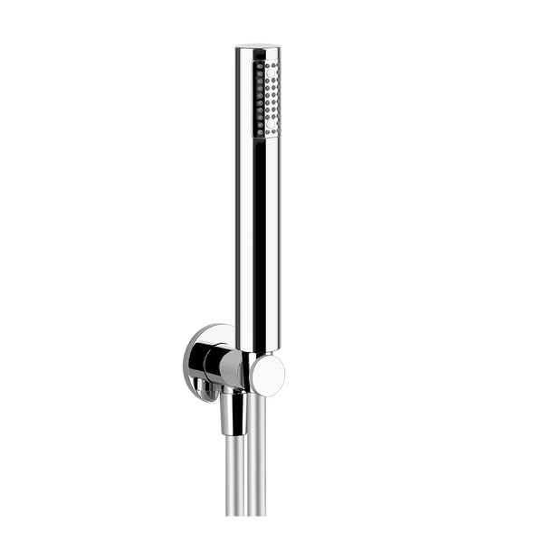 Gessi Via Manzoni Set doccia con presa acqua flessibile 150 cm e doccetta stick anticalcare Cromo