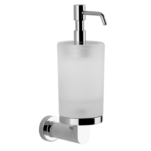 Dispenser porta sapone liquido in vetro satinato cromo Emporio 38815 Gessi