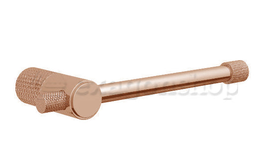 Bertocci Easy porta rotolo sinistro a muro a texture mille righe oro rosa