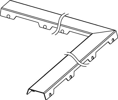 Tece TECEdrainline griglia angolare doccia design steel II ambientato in box doccia con pareti in vetro - Tece Italia