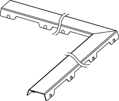 Tece TECEdrainline 611082 griglia angolare doccia design steel II 100x100 cm in acciaio inox lucido