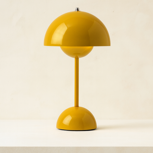 Lampada da tavolo ricaricabile mustard &Tradition Flowerpot VP9 133093A215