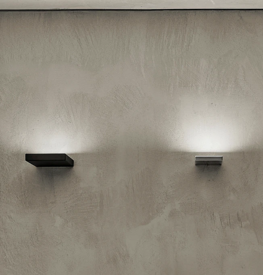 Flos Fort Knox Wall LED Mini nero Lampada a parete da interno luce indiretta