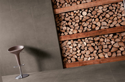 Cotto D'Este Kerlite Buxy Plus 3 Pavimento Rivestimento 50x50 cm 3,5 mm Cendre