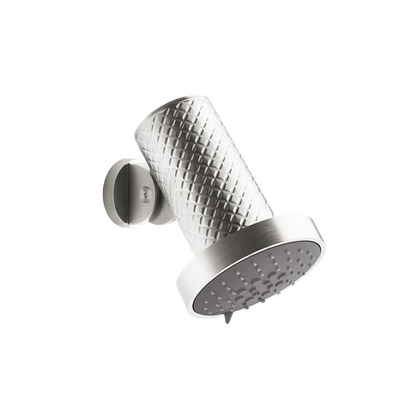 Gessi 57251 Soffione a parete pioggia massaggio spray steel brushed intreccio