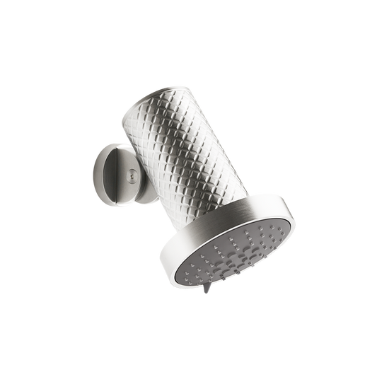 Gessi 57251 Soffione a parete pioggia massaggio spray steel brushed intreccio