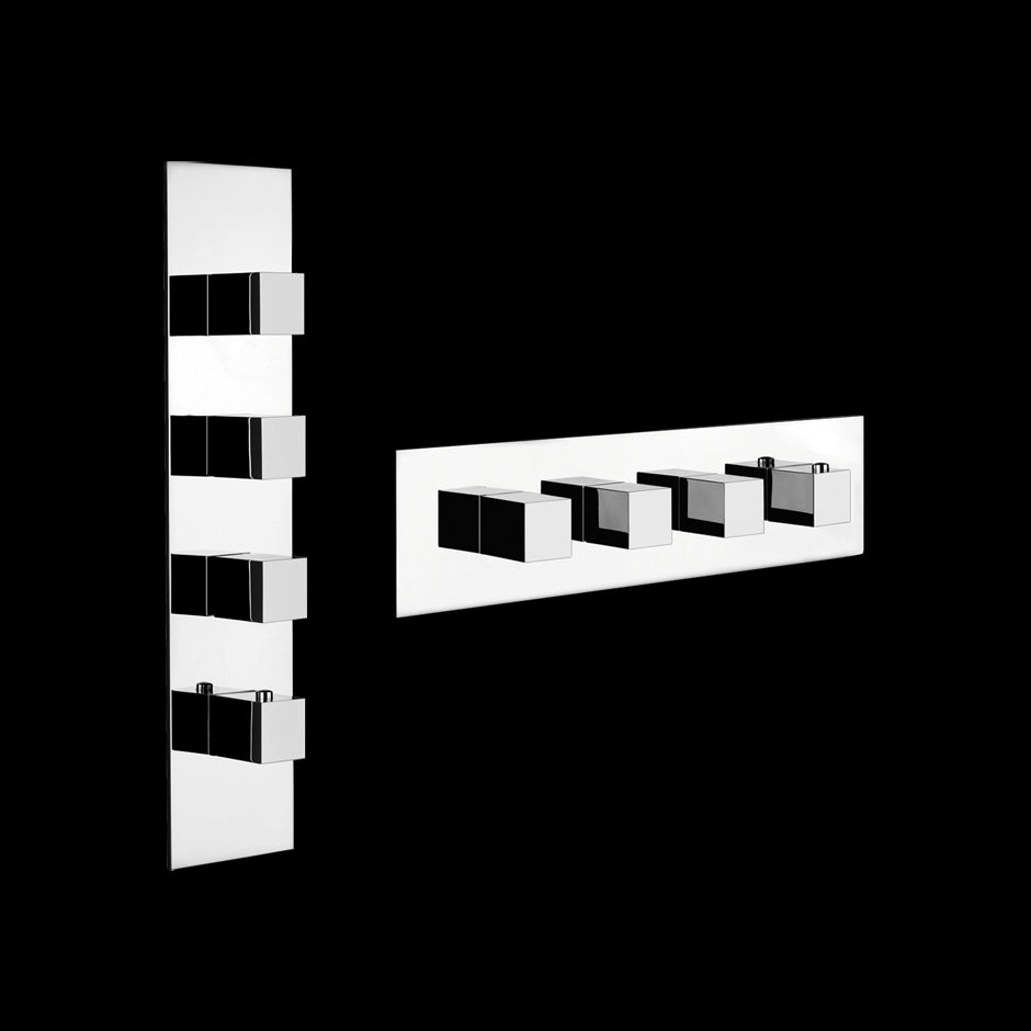 Miscelatore Doccia Termostatico 3 Uscite senza parte incasso non inclusa Quadro 35005 Gessi
