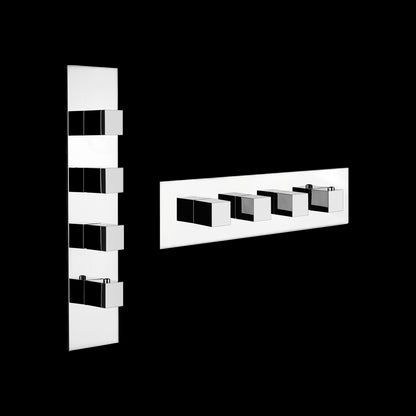 Miscelatore Doccia Termostatico 3 Uscite senza parte incasso non inclusa Quadro 35005 Gessi