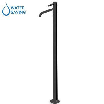 Zucchetti Pan ZP6251.N1 Parte Esterna Miscelatore Monocomando Lavabo senza parte incasso Nero Opaco