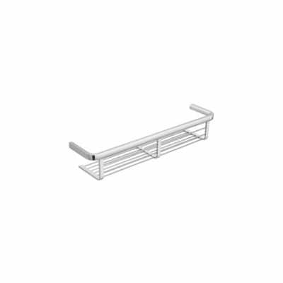 Colombo lulu b6233 griglia porta oggetti rettangolare per in ottone installato in bagno moderno con ante in vetro...