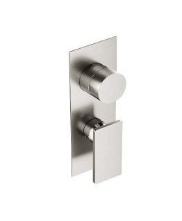 Treemme rwit28a3is01 miscelatore doccia monocomando con Acciaio, componenti inclusi smontati: corpo incasso, placca e...