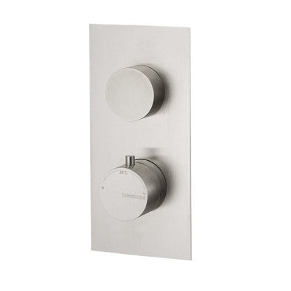 Treemme 3.6 miscelatore doccia Termostatico senza parte incasso con deviatore 2 uscite inox satinato