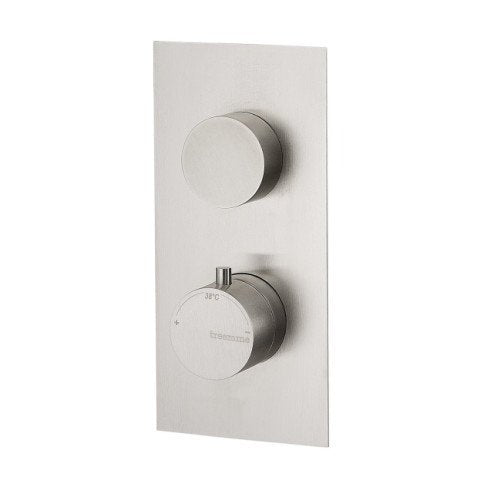 Treemme 3.6 miscelatore doccia Termostatico senza parte incasso con deviatore 2 uscite inox satinato