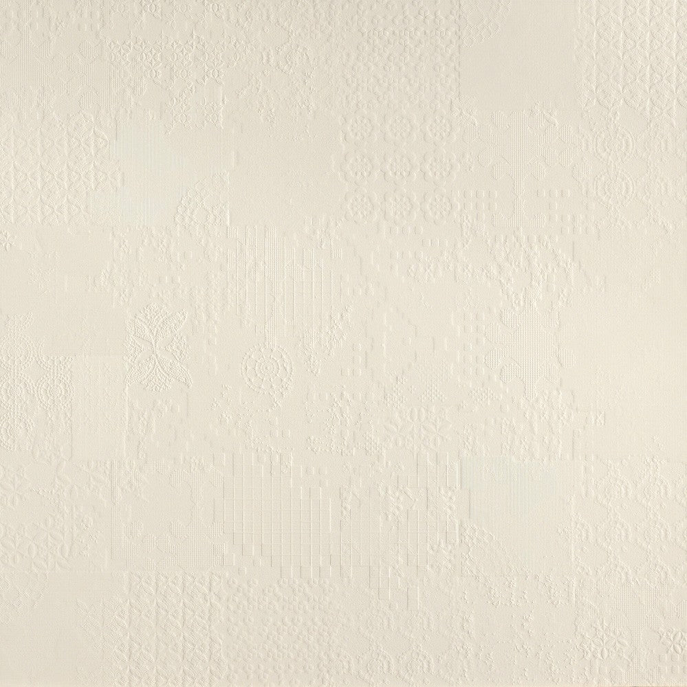Mutina Dechiner Decor Piastrella da rivestimento 120x120 posata in ambiente arredato, dettaglio della venatura...