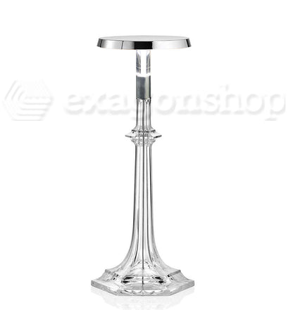 Flos Bon jour Versailles Small Lampada Da Tavolo a luce diffusa H.27 Cm Cromo