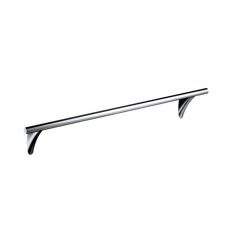 Porta Salviette 91 Cm Cromo Massaud Hansgrohe montato a parete, vista del design e della finitura