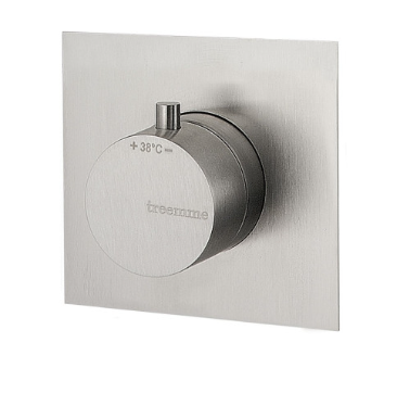 Treemme RWIT7286IS85 rubinetto termostatico doccia a incasso senza stop senza parte incasso inox satinato