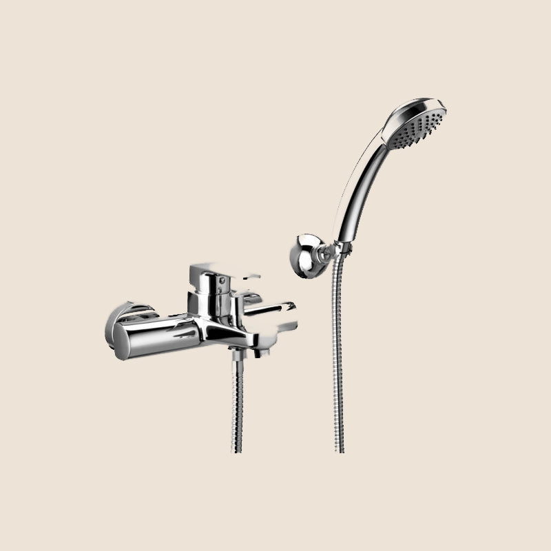 Paffoni Sly Sy023 Miscelatore vasca Esterno Con Set Doccetta Cromo