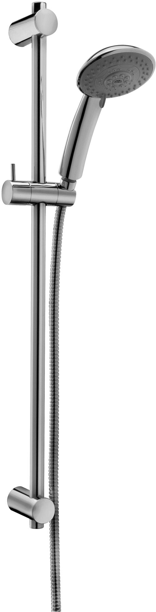 Paffoni Prince zsal120 asta doccia 73 cm con saliscendi, dettaglio ravvicinato della finitura e del marchio