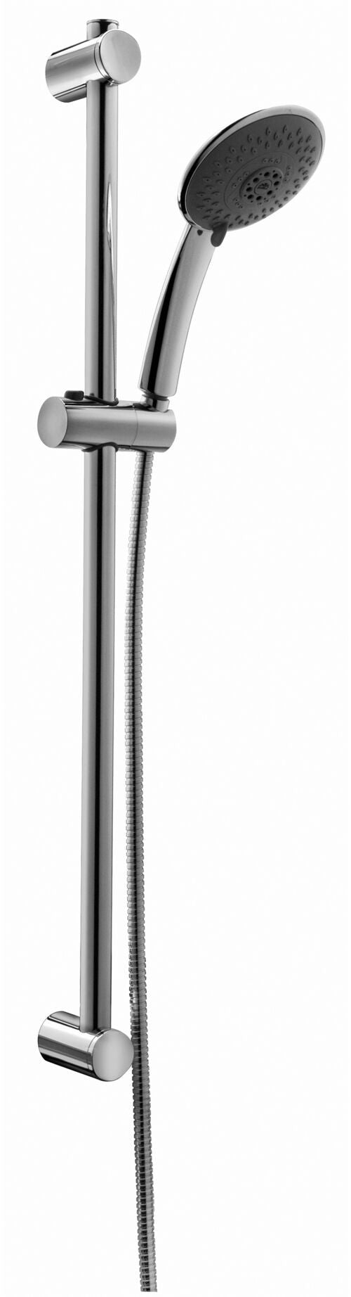 Paffoni Panama Zsal132 asta doccia 73 cm completa cromo, dettaglio ravvicinato della finitura e del marchio
