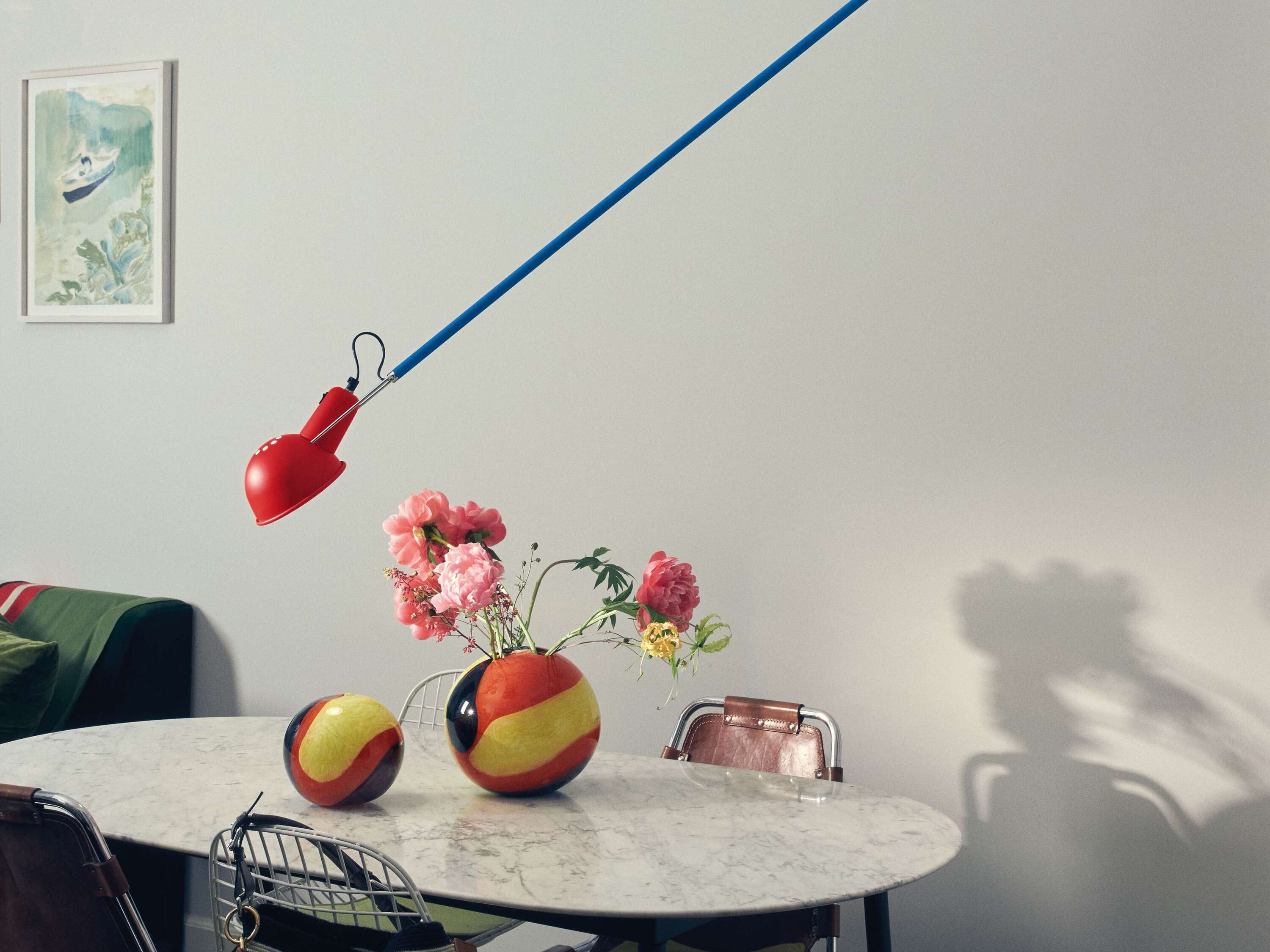 Flos 265 Lampada da parete Chromatica, vista posteriore con attacco elettrico - Flos