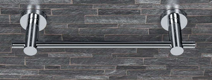 Colombo Plus W4909r Porta Salviette 30,5 cm a muro con supporti regolabile in ottone cromo