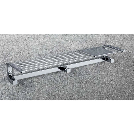 Colombo Time griglia portasapone 41 cm con ganci appenditutto cromo