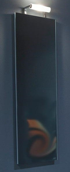 Antonio Lupi Specchio 108x36 senza lampada Slow2 in lucido accesa in ambiente, design e diffusione della luce - Antonio...
