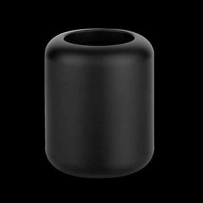 Bicchiere portaspazzolini da appoggio in Gres Nero cromo Goccia 38035 Gessi