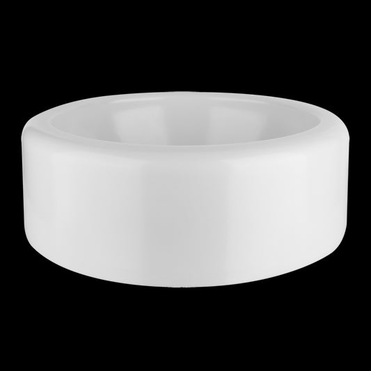 Lavabo tondo 45 cm da Appoggio in Gres Bianco lucido Goccia 39109 Gessi