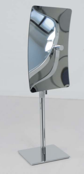 Colombo design Contract Specchio Ingranditore quadro 3x da ambientato in bagno moderno con specchio e accessori