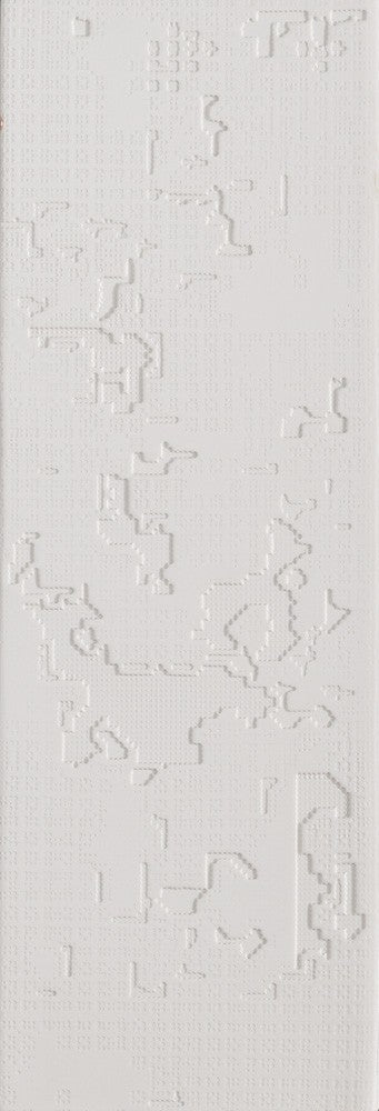 Mutina Bas Relief Piastrella Trafilato Cm 18x54 Cloud, superficie e texture ravvicinata del gres - Ceramiche Mutina