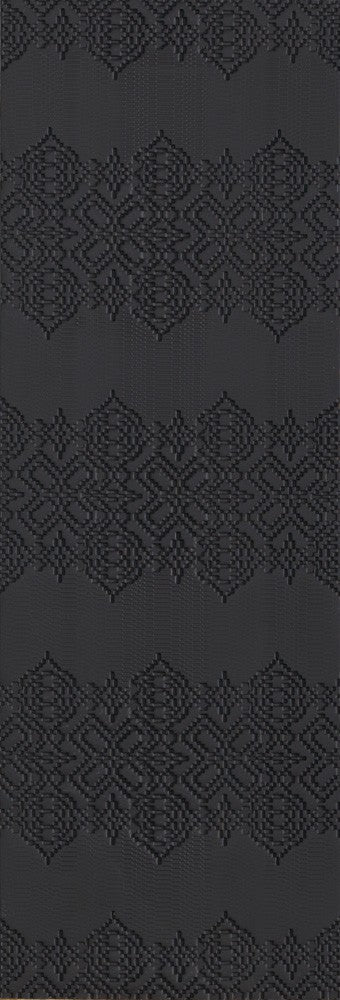 Mutina Bas Relief Piastrella Trafilato Cm 18x54 Garland Relief Nero