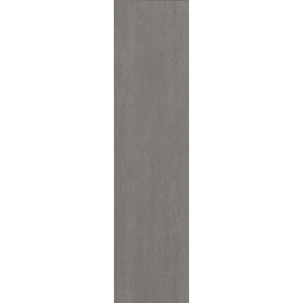 Mutina Flow Piastrella Rettificato Cm 15x120 In Gres Porcellanato Smooth Soft Spazzolato Medium Grey