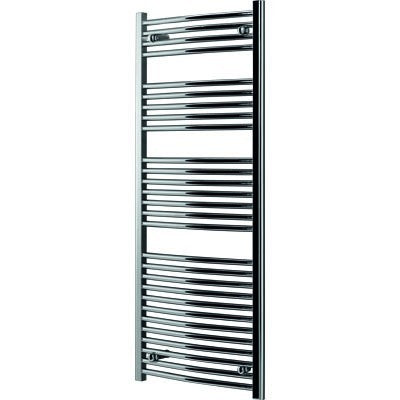 Lazzarini Sanremo 1430x500 scaldasalviette ad acqua 457 w Cromato, vista laterale che mostra profilo e dimensioni