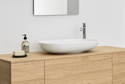 Milk Light Lavabo da Appoggio 66x42 Bianco Lucido