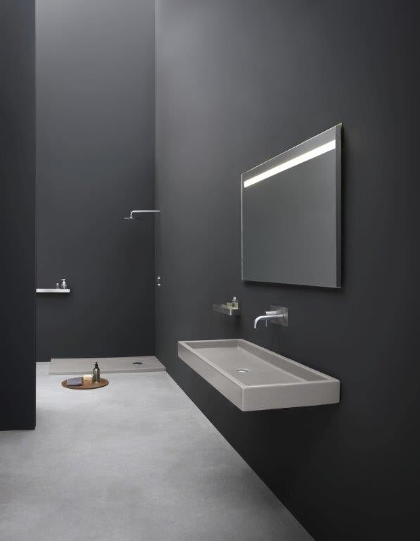 Canale Lavabo 90x45 Bianco Lucido
