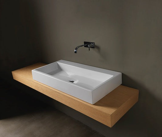 Cool Lavabo 120x51 Bianco Lucido