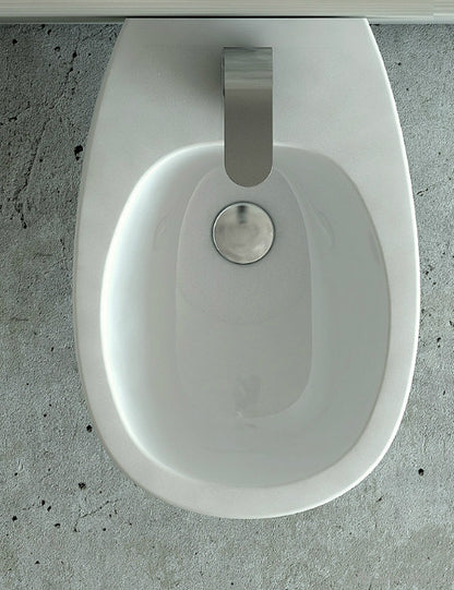 Nic Milk Bidet A Terra 52x34 Bianco Lucido